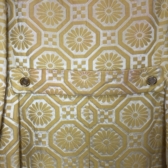 Vintage Rothmoor Coat Gold Full Length Button Down Fully Lined Winter Overcoat - Picture 14 of 17